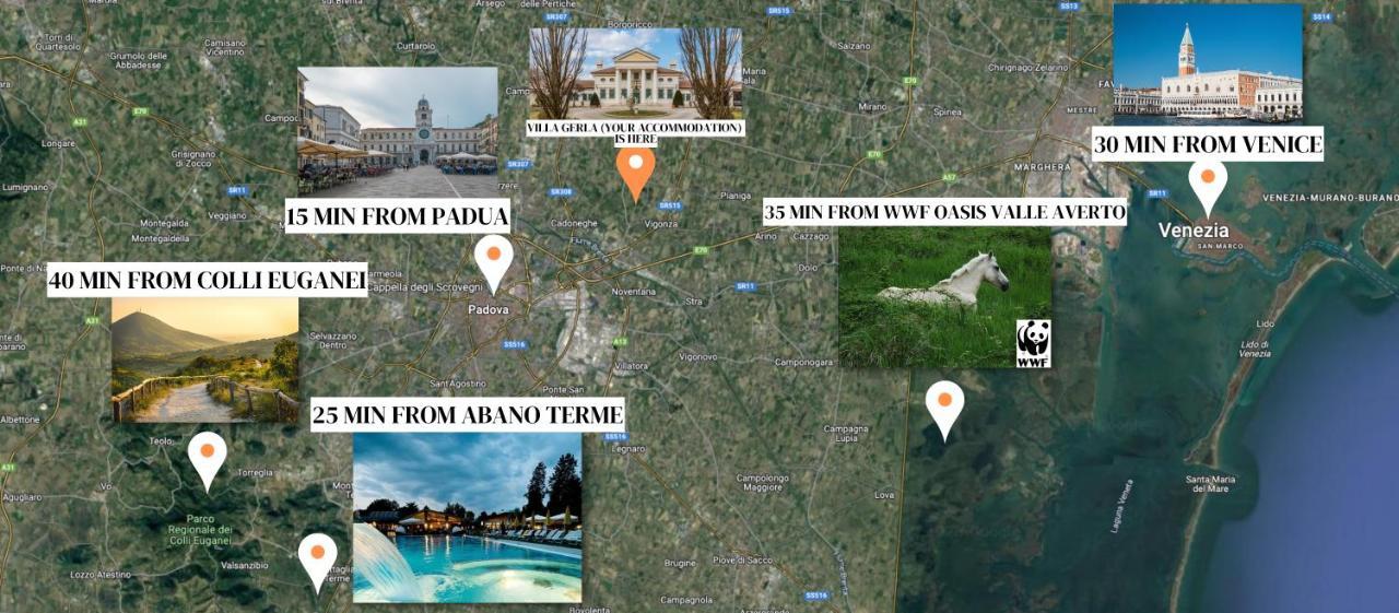 Villa Gerla, Un Angolo Di Paradiso Vicino Padova E Venezia Extérieur photo